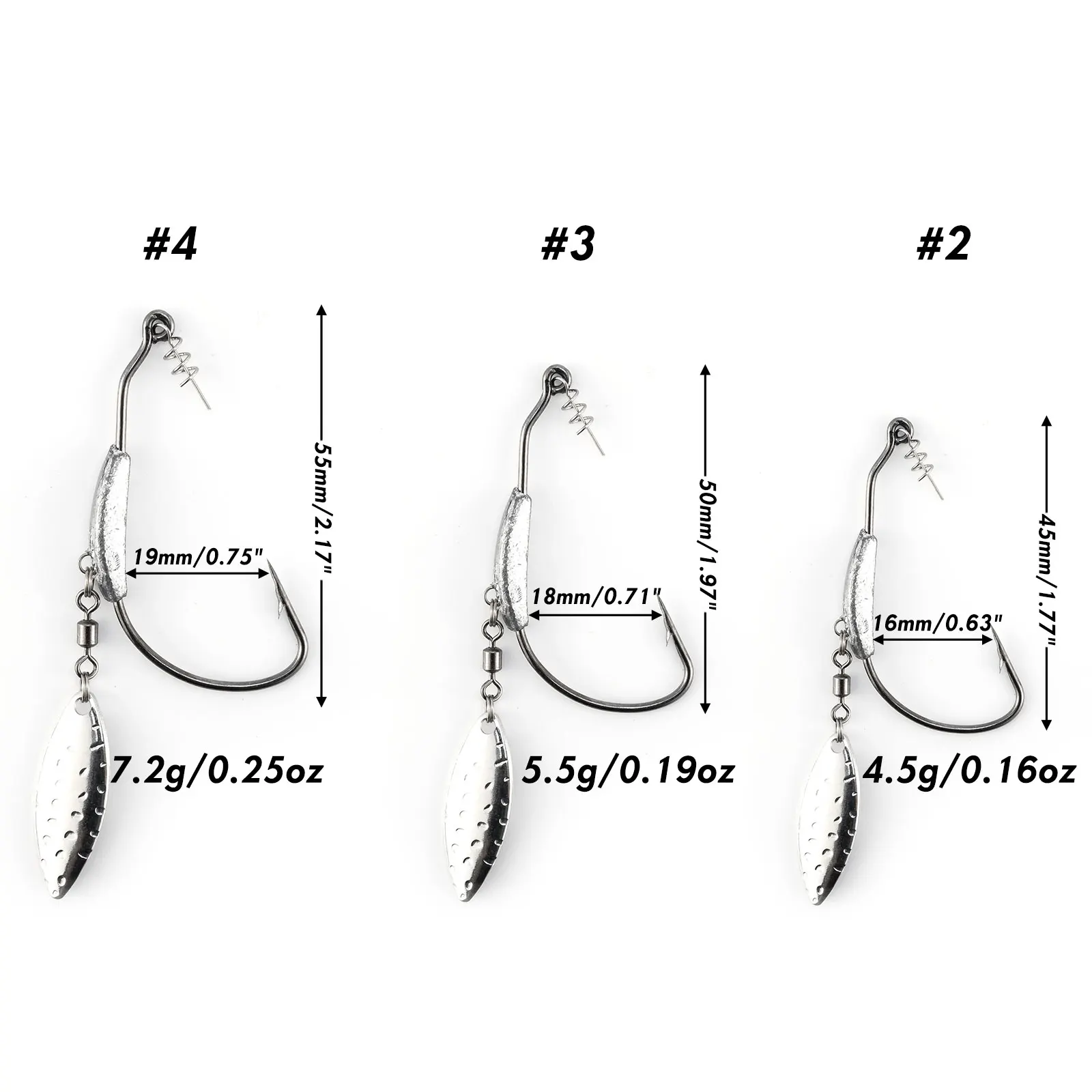 Swimbait ponderado Texas Florida – Aparejo para agua salada