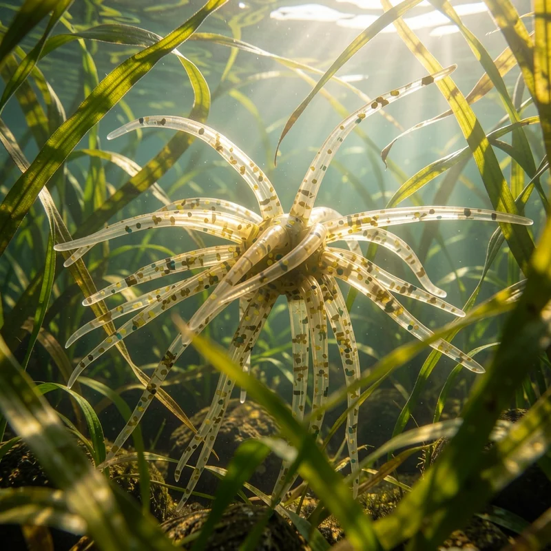 Señuelo de silicona hecho a mano erizo de mar – todo el año - imagen 4