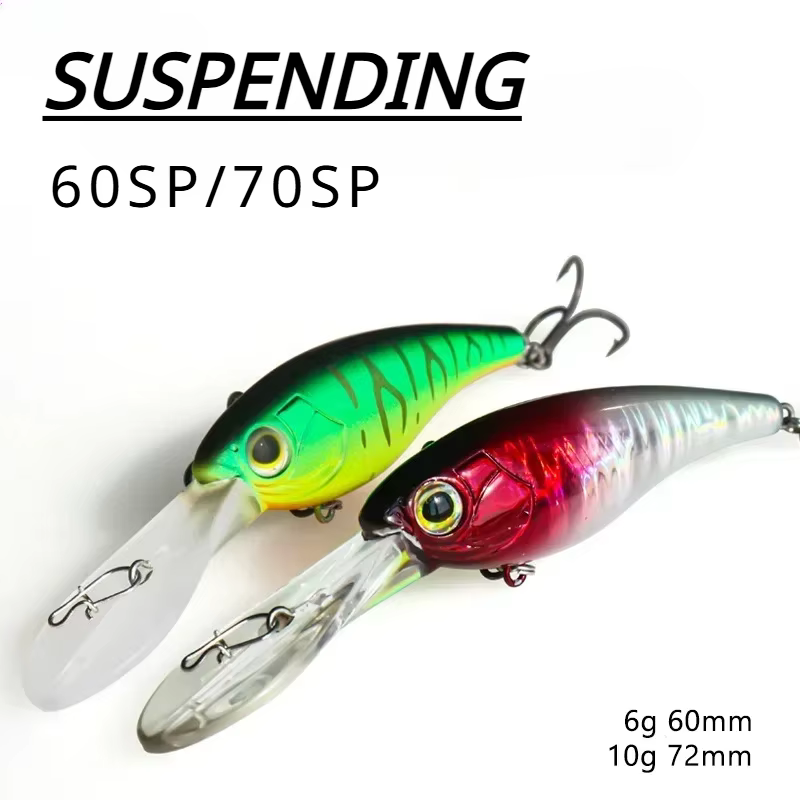 Minnow 70SP suspensión – Señuelo duro para lucio y bass - imagen 5