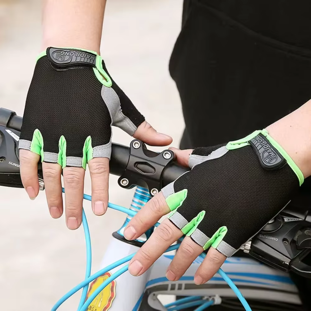 Goture guantes sin dedos antideslizantes transpirables para ciclismo - imagen 2