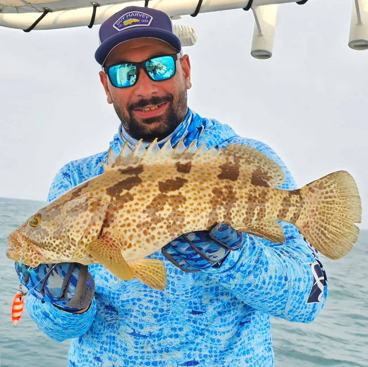 Señuelo en acción durante recuperación de pesca