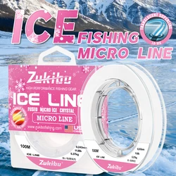 ZUKIBO Hilo trenzado pesca hielo - Micro Zero Memory Super resistente Pro Grade