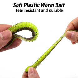 Señuelos blandos swimbait tipo gusano para Drop Shot Finesse Rig