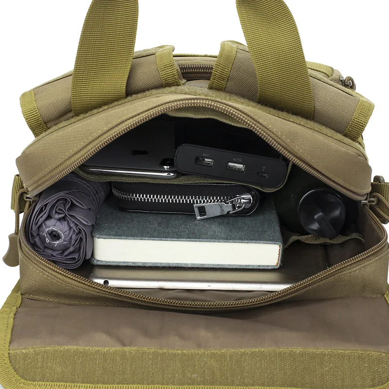 Bolso táctico de pesca MOLLE camuflaje con bandolera - imagen 4