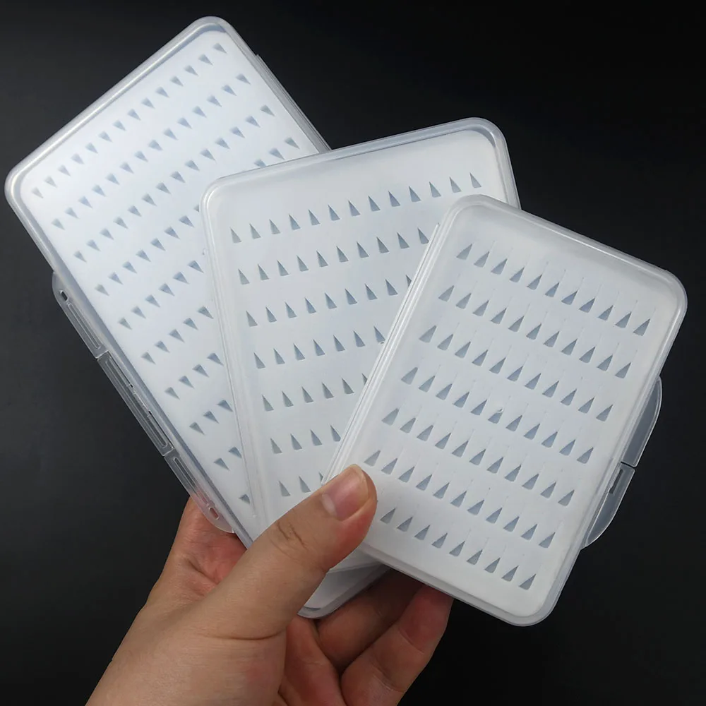 Caja de pesca con mosca transparente: inserto de espuma ranurado - imagen 5
