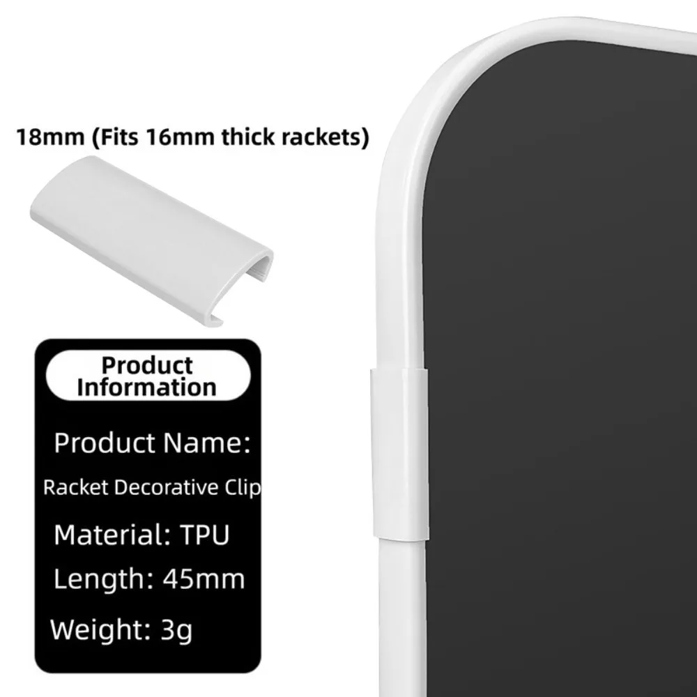 Protectores de borde pickleball 16 mm con clips y absorción impactos