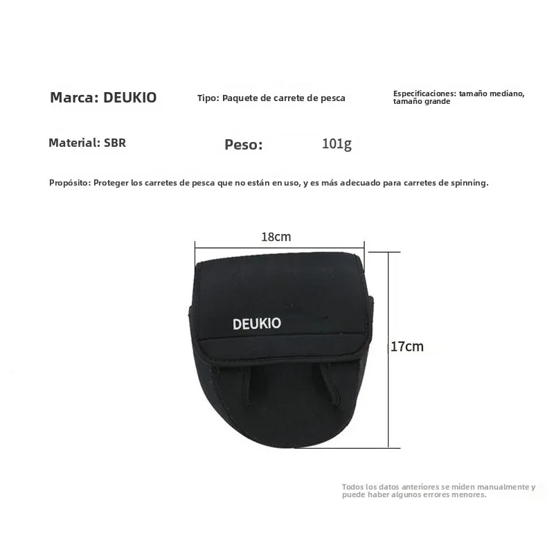 Funda protectora de neopreno para carrete DEUKIO impermeable - imagen 4