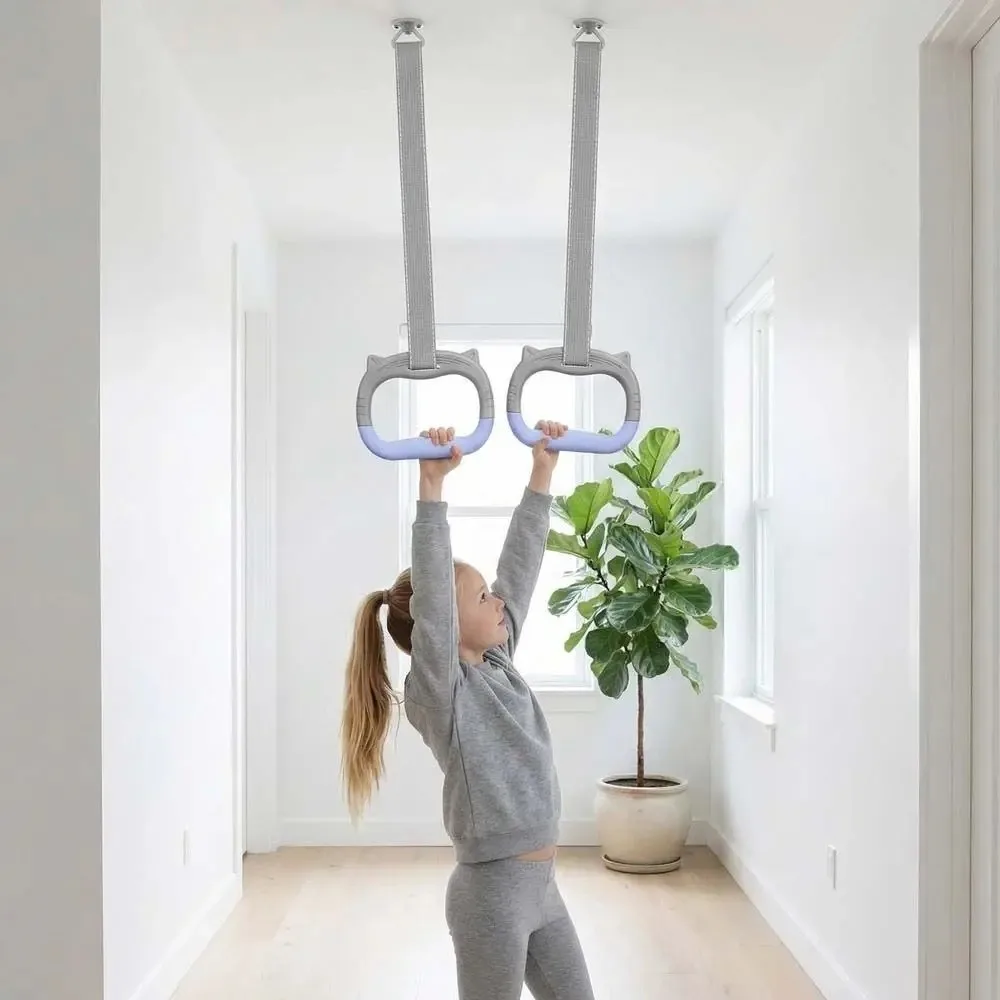 Anillas de gimnasia antideslizantes con correas ajustables - imagen 2