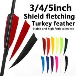 Plumas de pavo para flechas de tiro con arco