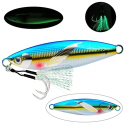 Cuchara Jig de metal Micro fregadero lento para lubina y atún
