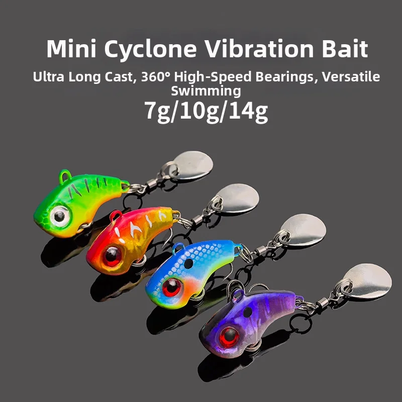 Señuelo jig VIB metálico con cola giratoria vibratoria - imagen 5
