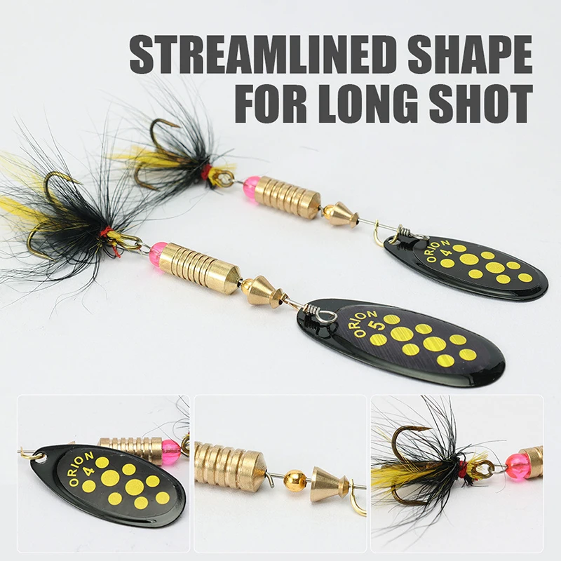 Señuelo giratorio para lubina con lentejuelas - Cuchara de metal - imagen 5