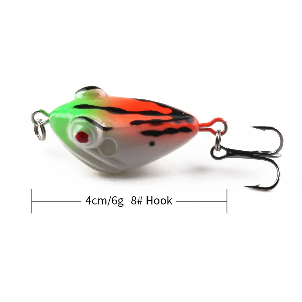 Pack variado de señuelos rana 40 mm