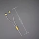Kit atado de moscas con soporte bobina acabado y enhebrador Bodkin - imagen 3