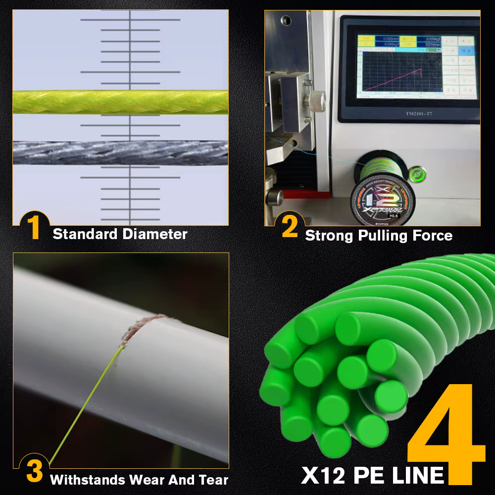 Xbraid X12 – Sedal trenzado multifilamento Original de Japón - imagen 5