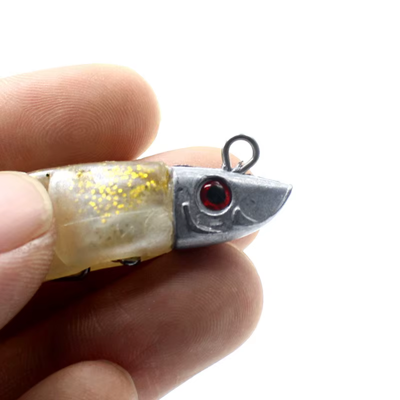 Señuelo suave Jig Head cola T 10cm 15,5g - imagen 2