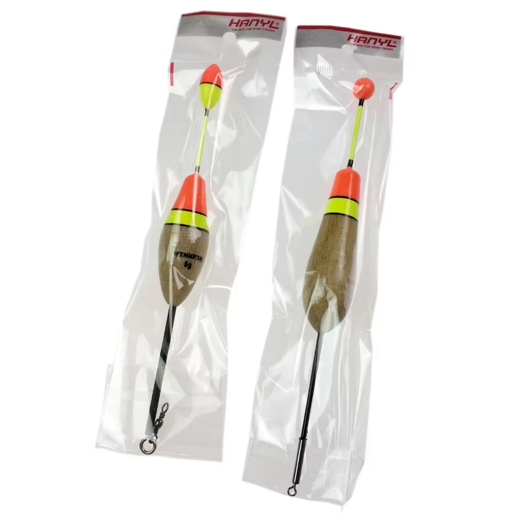 Flotador de madera THKFISH para lubina