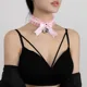 Gargantilla de encaje gótico con lazo y campana para mujer - imagen 5