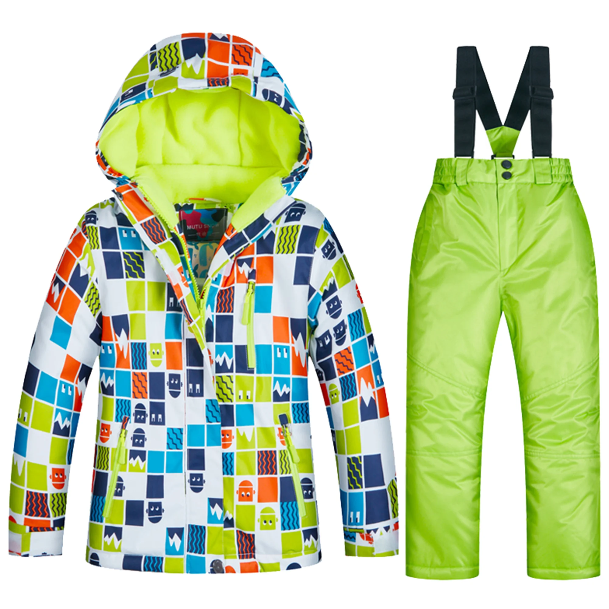 Traje de snowboard infantil cálido impermeable y cortaviento - imagen 2