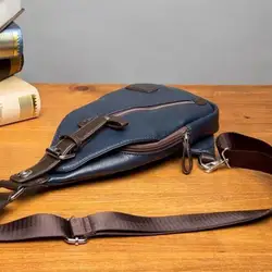 Bolso bandolera retro de piel sintética ajustable para viaje