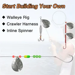 Cuchillas giratorias doradas Spinner para lubina