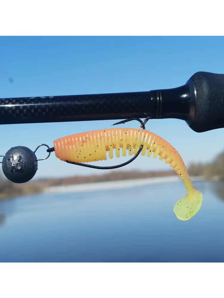 Awaruna FLK Minnow – Señuelo artificial blando perfumado para pesca de depredadores - imagen 3