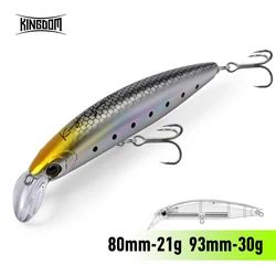 Kingdom Sinking swimbait minnow hundible para lubina y perca