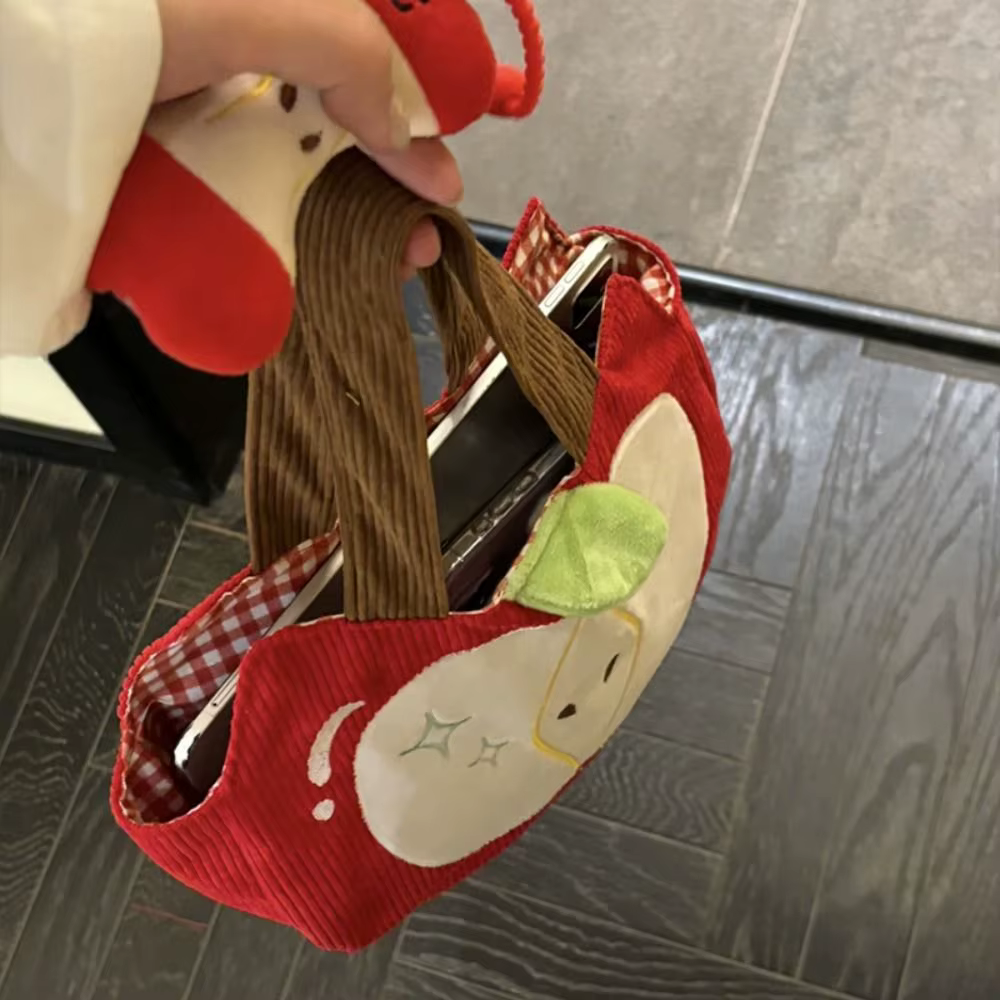 Bolso de Hombro en Pana Rojo para Mujer – Gran Capacidad y Versátil - imagen 3