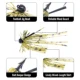 Jig head lubina con falda larga de silicona y anzuelos - imagen 4