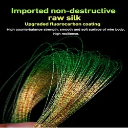 ThornsLine Sedal de Pesca Invisible Fluorocarbono para Carpas