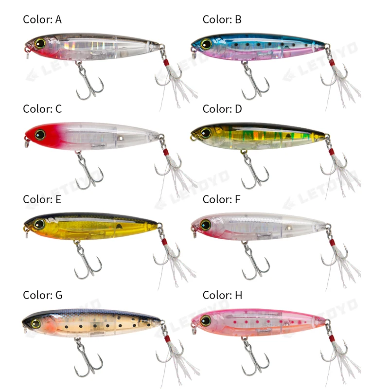 Wobbler Topwater Walk the Dog LETOYO – Señuelo para lubina superficie - imagen 2