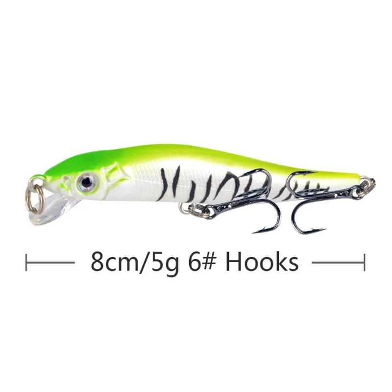 Señuelo Crankbait flotante ABS para lubina y lucio – pez pequeño - imagen 2