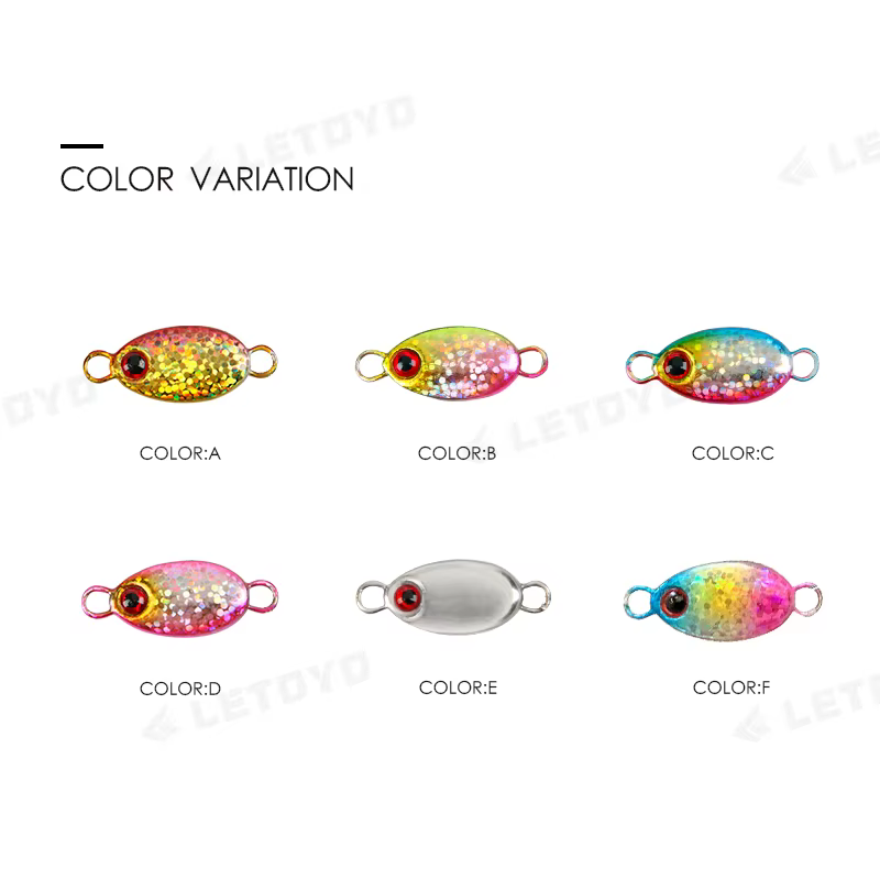 LETOYO señuelo cuchara micro spinner trucha para perca - imagen 3