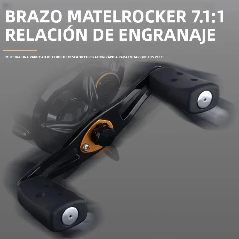 DEUKIO Carrete Baitcaster marino con bobina profunda de recambio - imagen 2