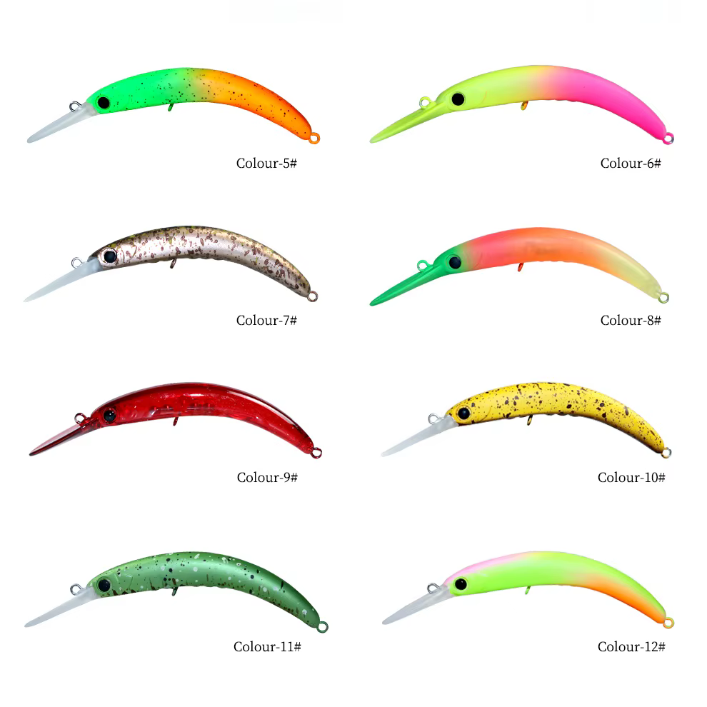 Swolfy Señuelos Crankbait 3g 55mm Hundimiento Lento para Trucha - imagen 2