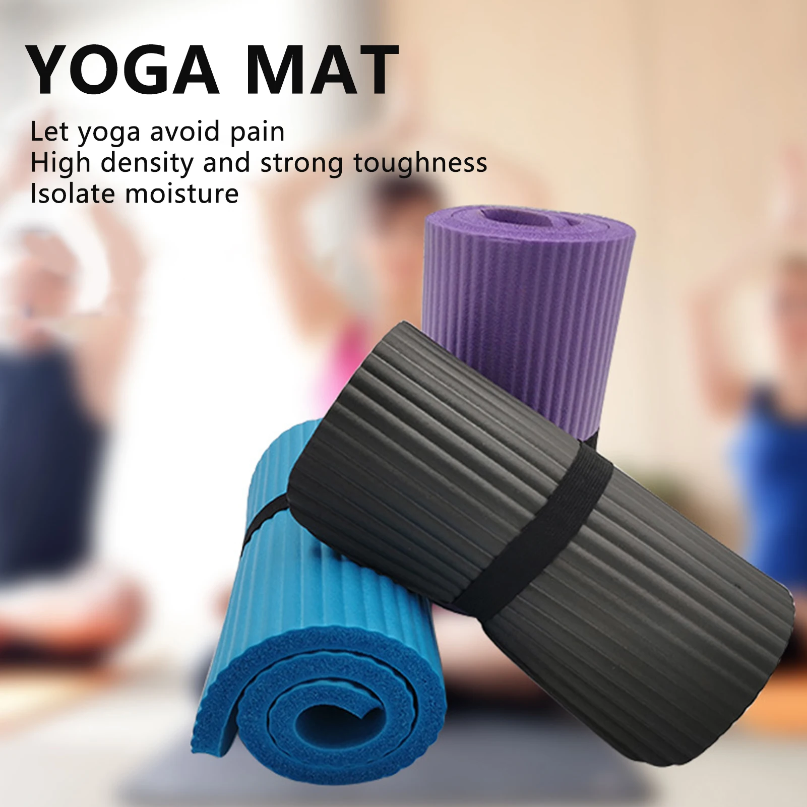 Estera de yoga 60x25cm para pesca y deporte - 15 mm
