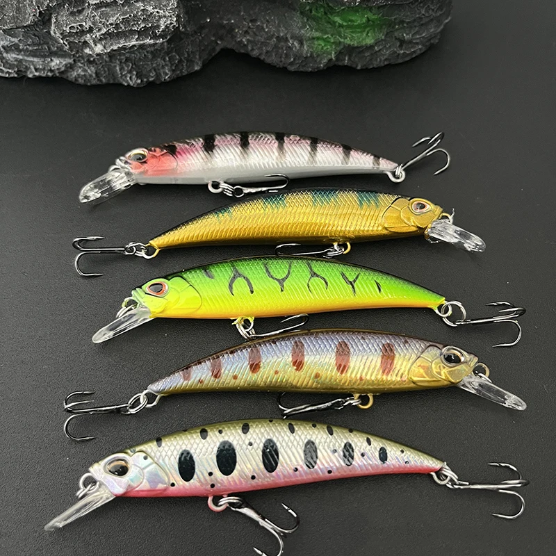 Wobbler Minnow hundimiento lento para trucha, lubina y lucio - imagen 3