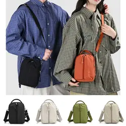 Bolsa bandolera impermeable de nailon ligera para móvil y senderismo