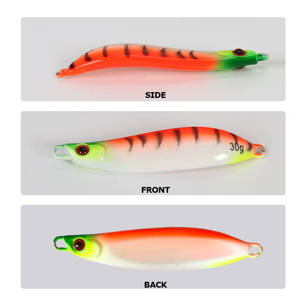 Tolu Neue Jig Vertical 3D Ojos S – Señuelo metálico spinning - imagen 2