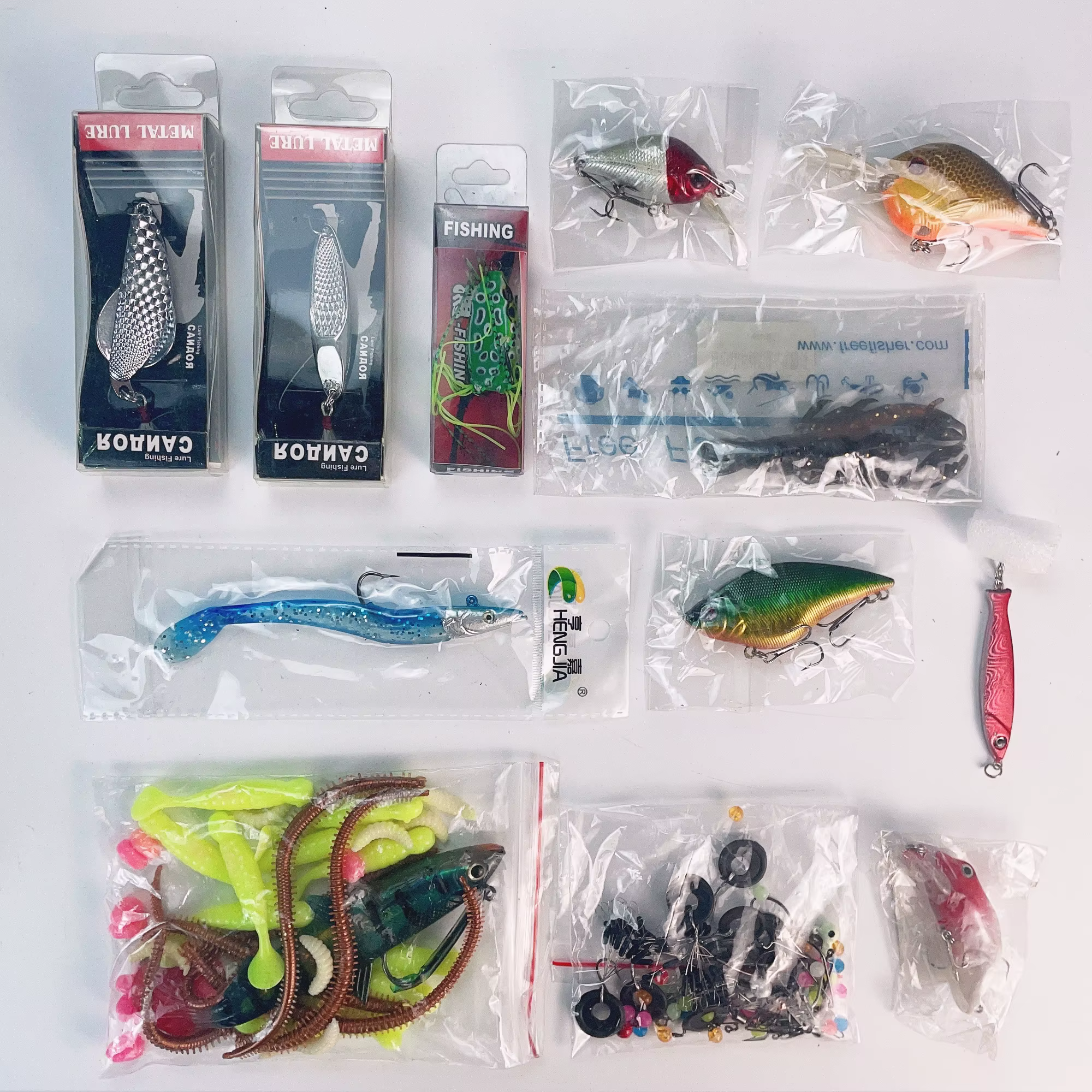 Free Fisher señuelos spinners y vinilos minnow para pesca - imagen 5