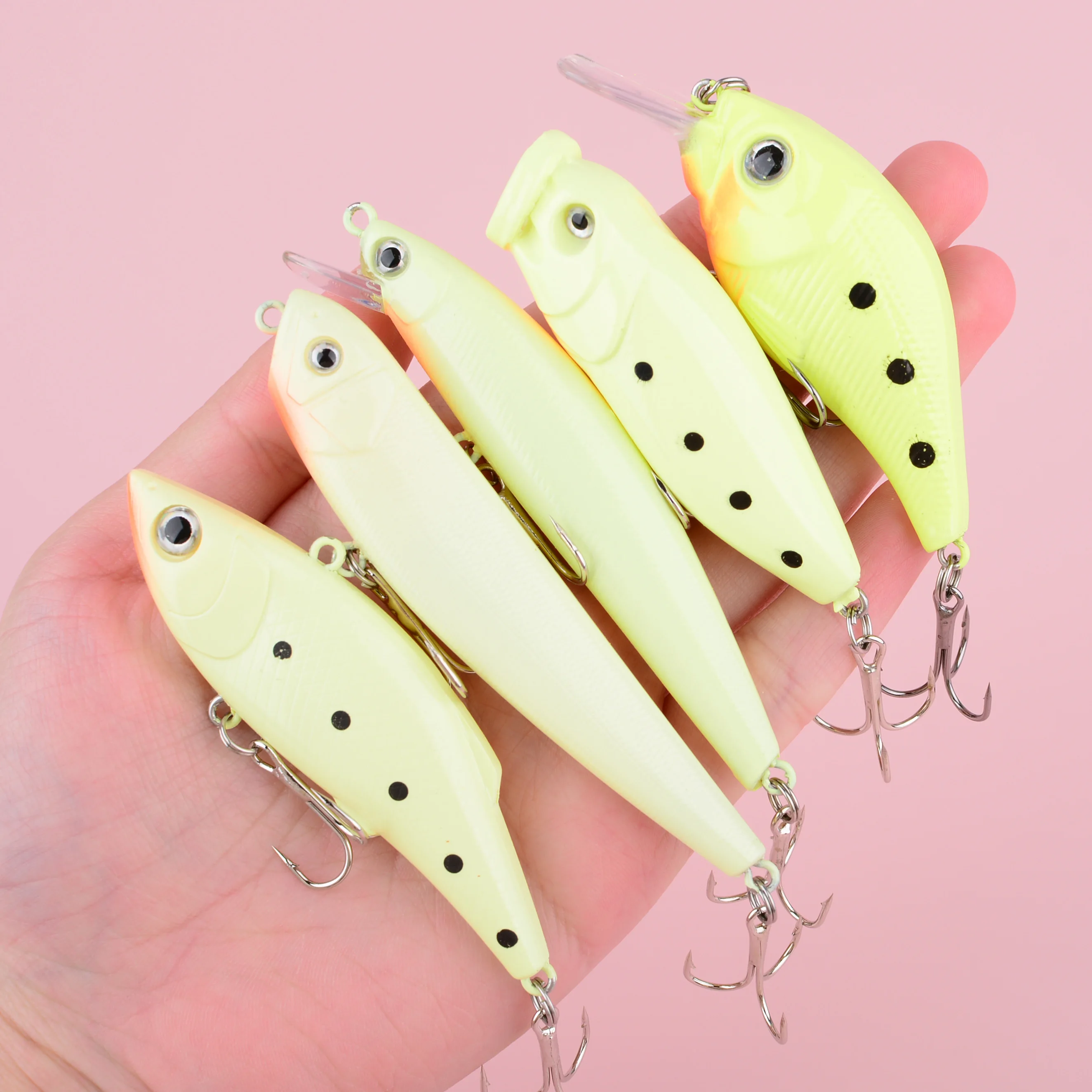 Señuelo con acabado 3D tipo swimbait