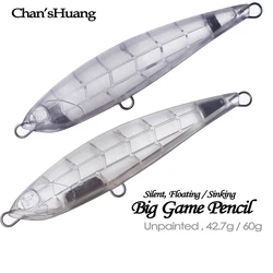 Chan's Lápiz Silencioso 150mm 42-60g – Señuelo Predador