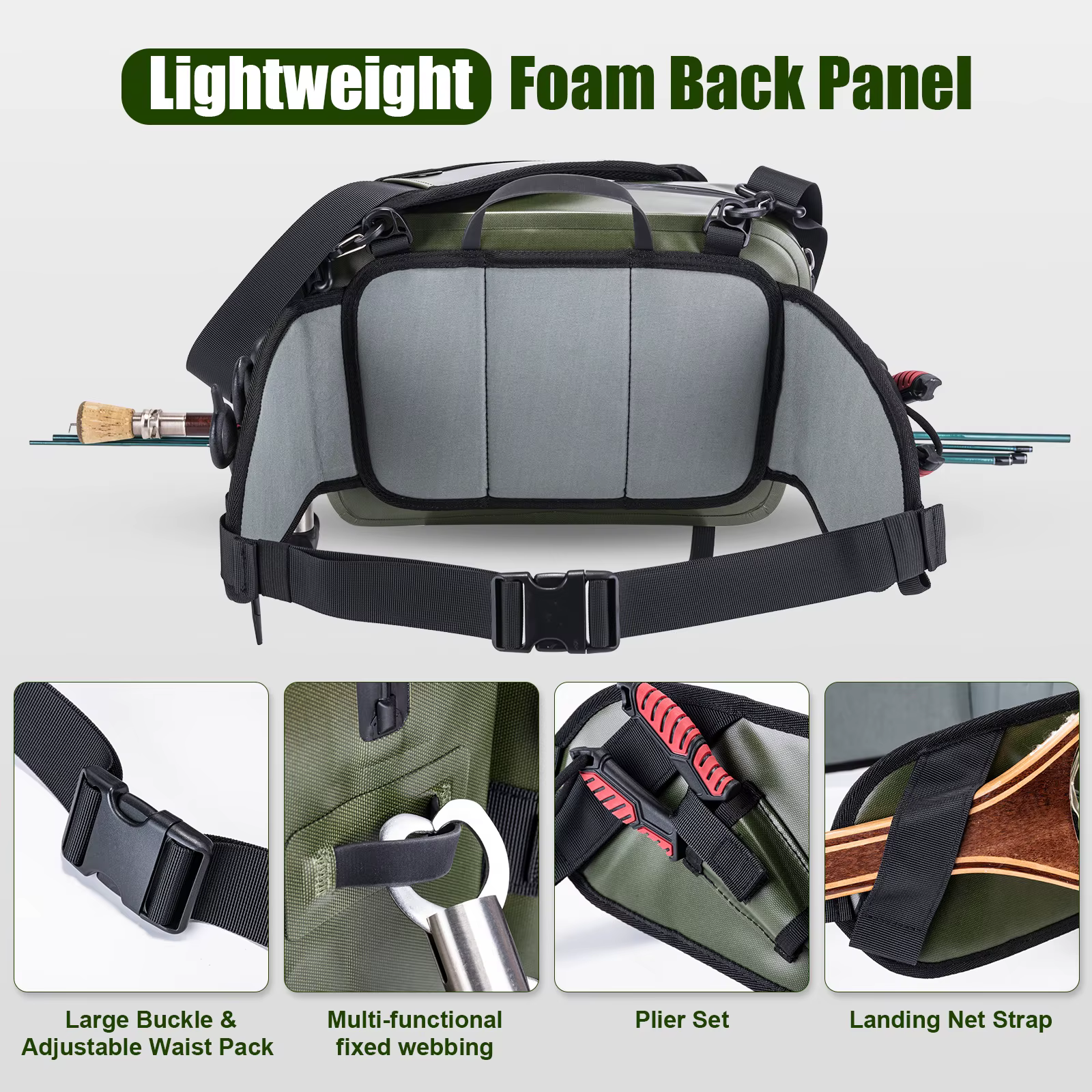 Goture Riñonera Impermeable IPX8 para Pesca Mosca - imagen 3