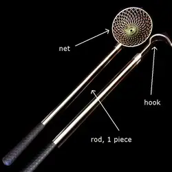 Extractor de redes de pesca con cuchara y varilla
