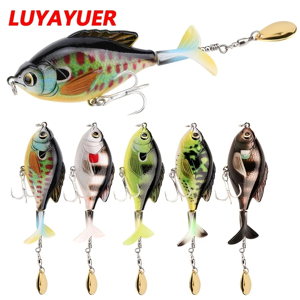 Señuelo Topwater 9,5 cm cola giratoria - imagen 3