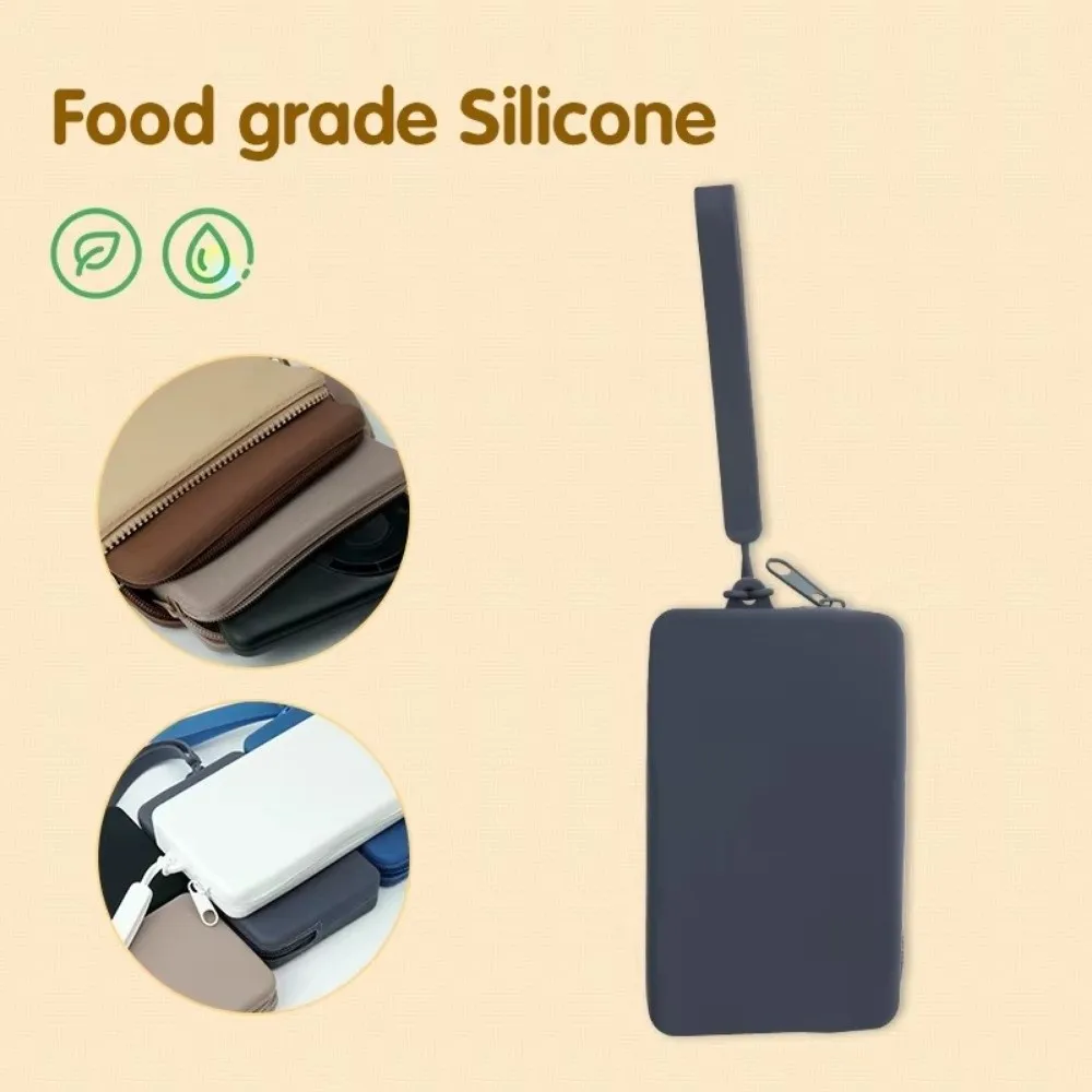 Bolsa impermeable de silicona cuadrada para accesorios y aseo - imagen 2