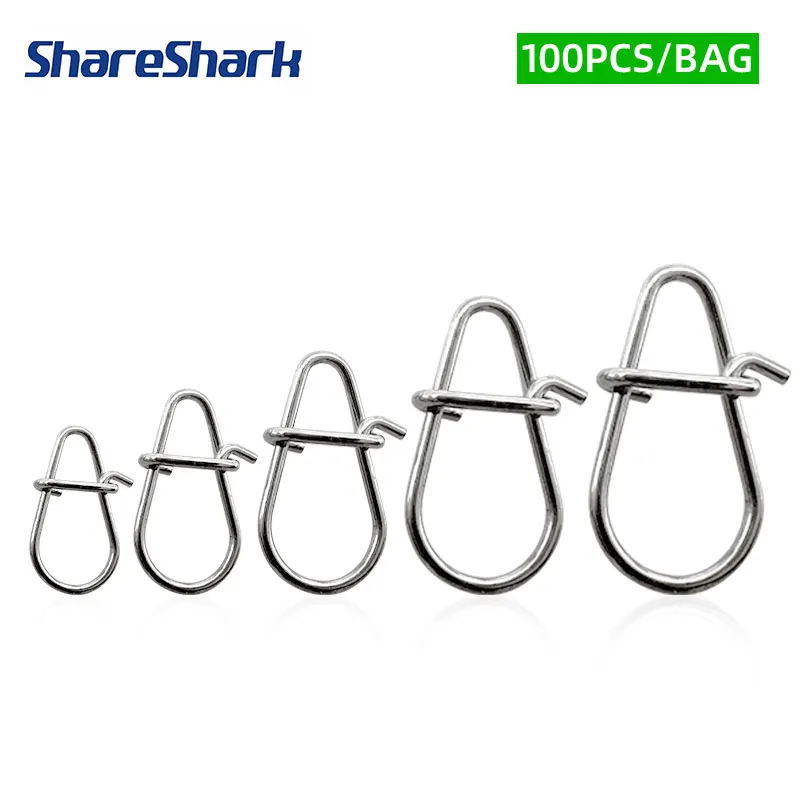 Conectores giratorios de acero inoxidable ShareShark con pin