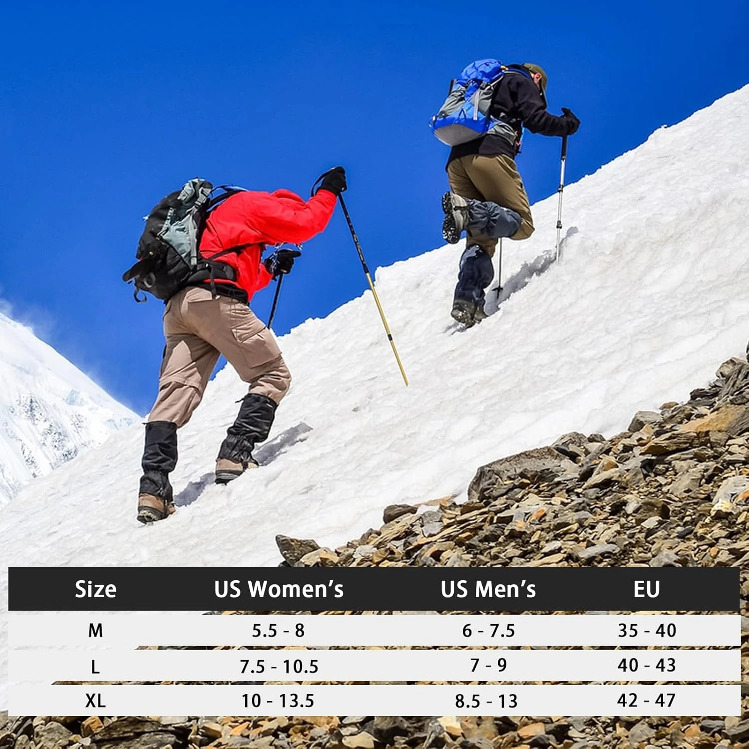 Agarre en nieve y superficies heladas