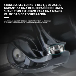 Carrete de Pesca DEUKIO Empuñadura Metálica – Relación 5.2:1