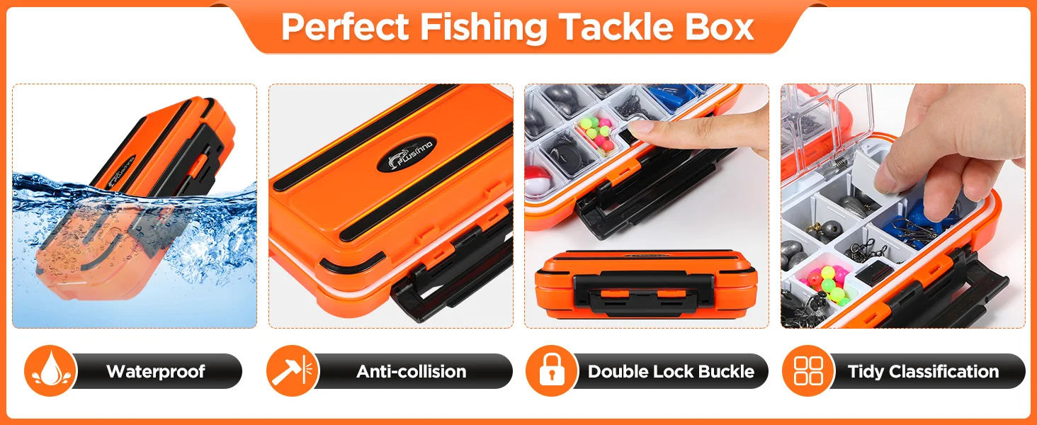 Kit de accesorios de pesca FREE FISHER con caja